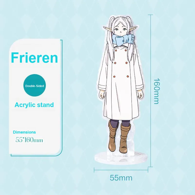 Deli X Frieren Beyond Journey's End Double Sided Frieren Phelton Thark Acrylic Stands-6