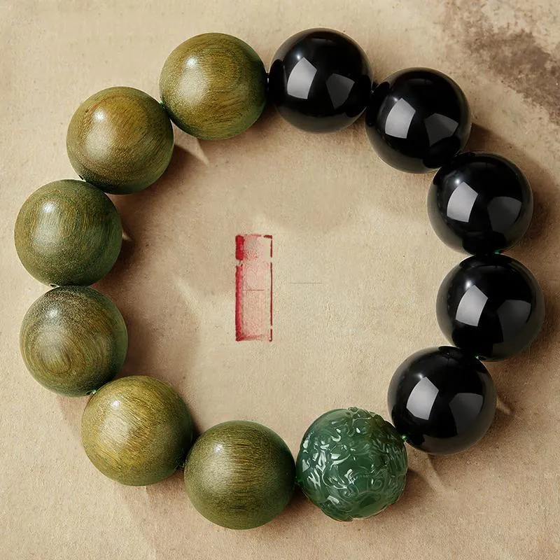 SGE Green Sandalwood Bracelets Men's-2