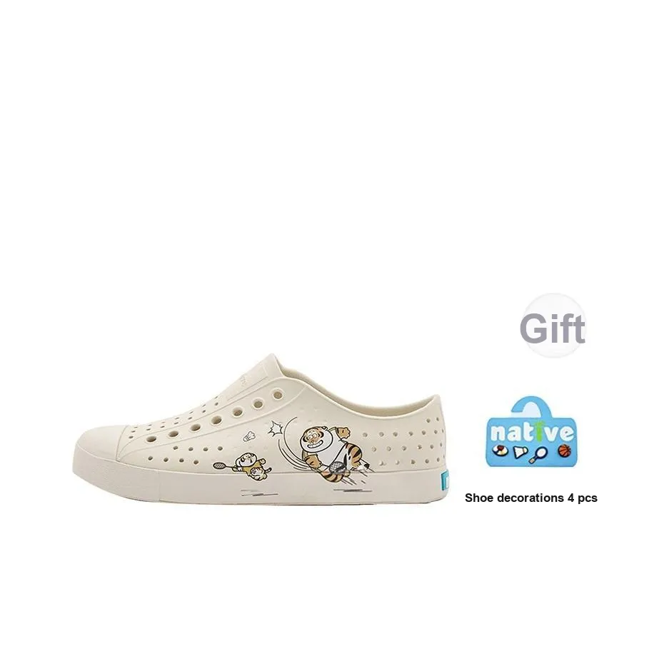 I Am Not A Fat Tiger x Native Shoes Jefferson Сабо Унисекс Тофу Белый