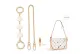 [Smaller Bag Modified Set]Underarm Camellia+Decorative Chain+Modified Buckle