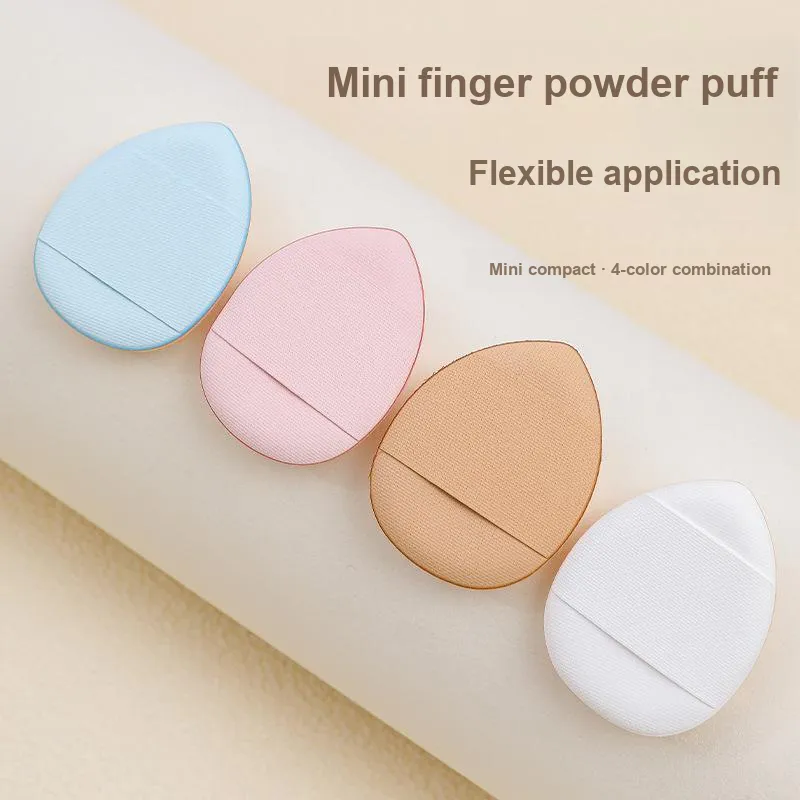FANHUASENLIN Black Pineapple Triangle Powder Puff Make up Tools 7 Piece Set-2