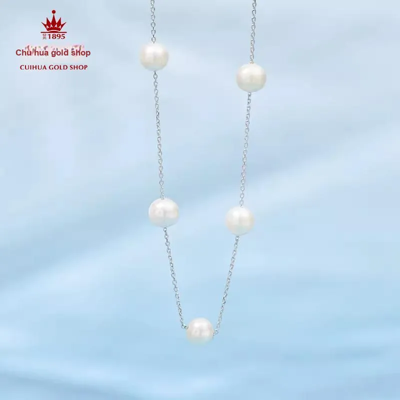 Cuihua Gold Shop Pearl Necklaces Unisex-3