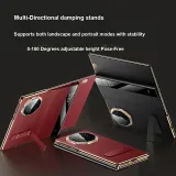 [Feather Sand Black]Metal Rotating Stands | Smart Window | Magnetic Fully Enclosed Protective