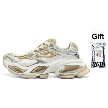 OGR Chunky Sneakers Unisex Low Top Ecru