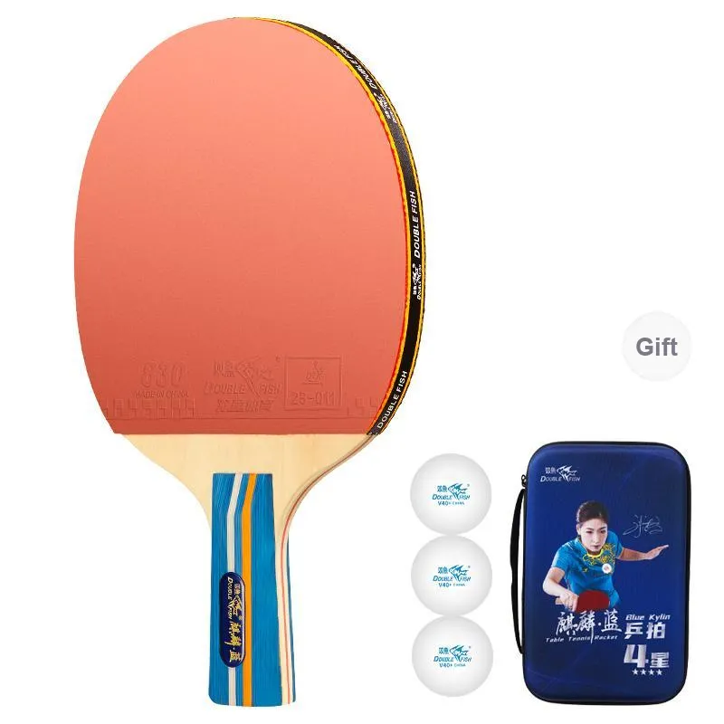 DOUBLEFISH Ping Pong Paddles Unisex Maple Wood Base-156