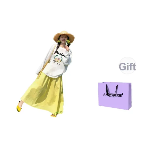 LADYXIEXIE Комплект с рукавами Топ Женский