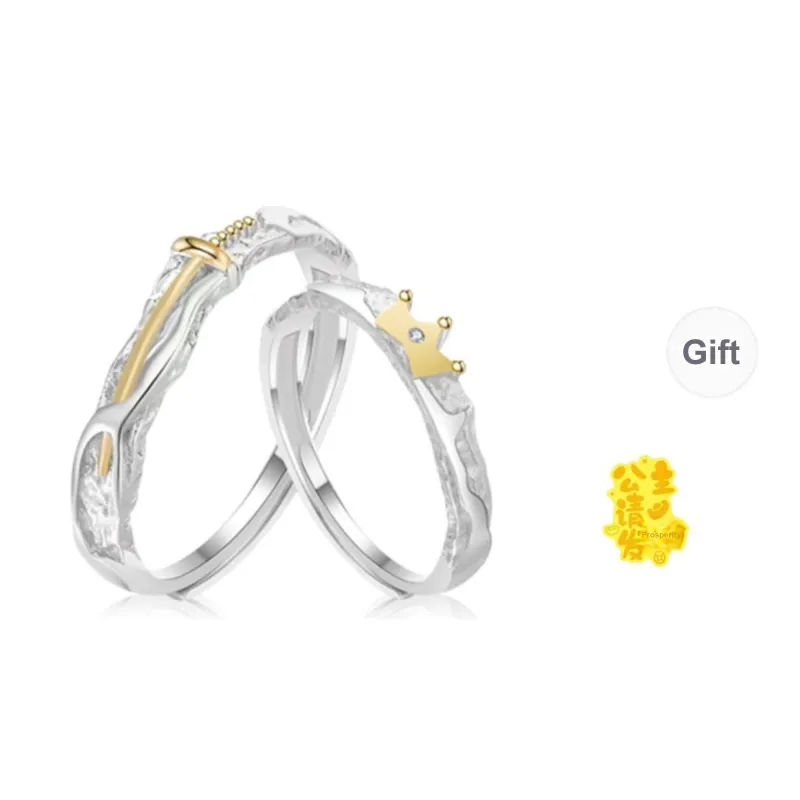 Kim Ka Fook S925 Silver Rings Unisex-4