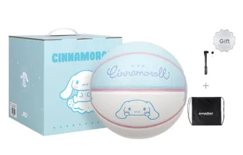 JRs x Sanrio PU Basketball Cream Blue Size 7 Training Unisex