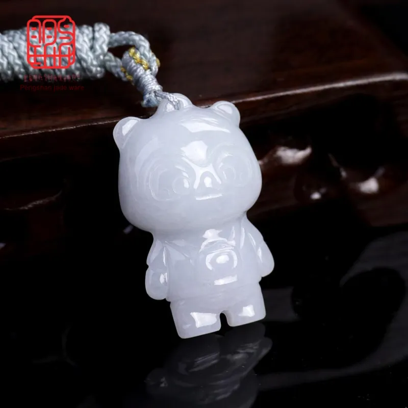 Pengshan Ice Glutinous Panda Doctor Necklace Unisex-1