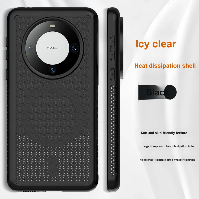 ZHUOJI TPU Material Heat Dissipation Magnetic Case Compatible With Huawei Mate 70 Pro-5