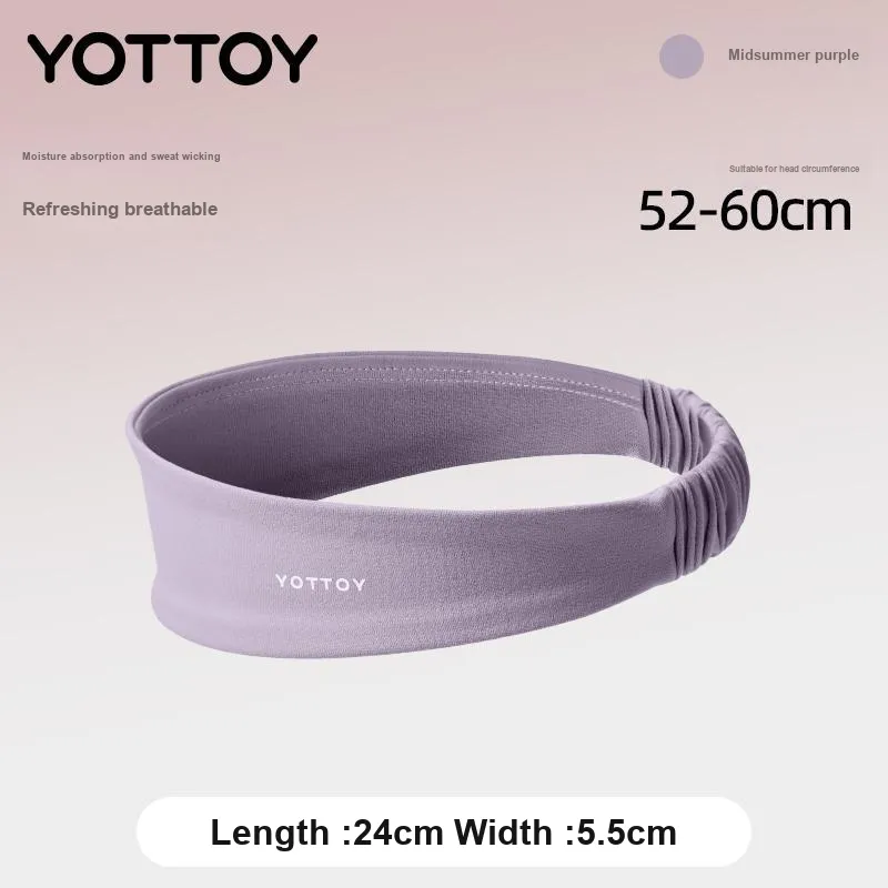 YOTTOY Sweatband, Hair Band Elastic Moisture Absorption, Sweat Channeling Fitness Yoga Running Jump Rope Dancing Unisex-10