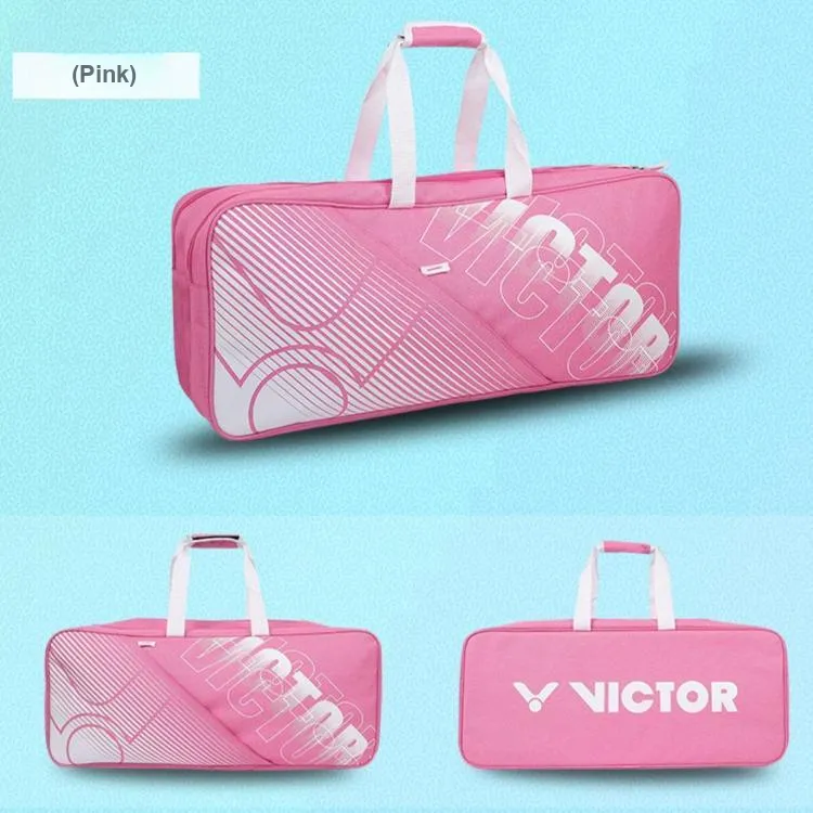 VICTOR Badminton Bags 6 Pcs Sporty Style Shoulder Bag Pink Unisex-3