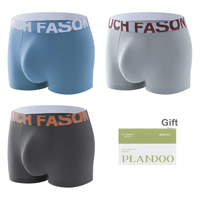 PLANDOO Underpants Men's Shopping Bag 3 Pack-8
