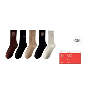 MIIOW Trend Party Series Mid Calf Socks Women's Box 5 Pack