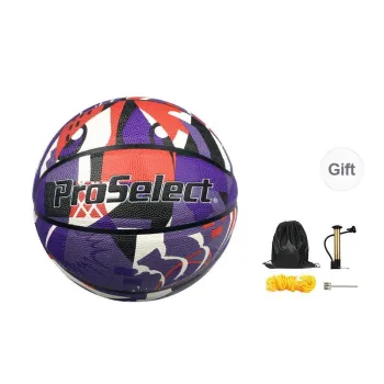 ProSelect x Transformers PU Basketball Blue Purple Size 5 Ball Training Unisex