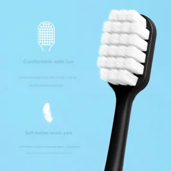 BANNER Wide Head Soft Hair Toothbrushes Fresh Breath Periodontal Care 3 Pack