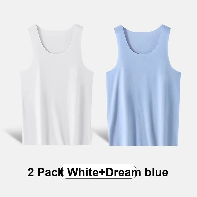 H YXIANG Tank Top Men's Combo Set-17