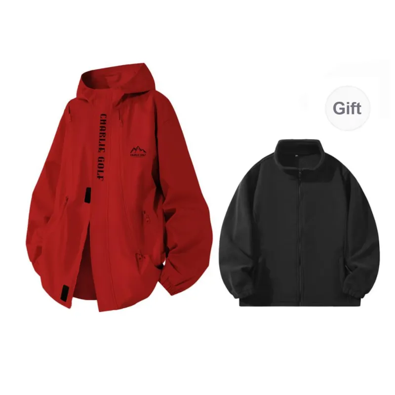 CHARLIE GOLF Windbreaker Jacket Unisex-14