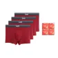 Dark Red *4 (4-Pack Gift Box Set)