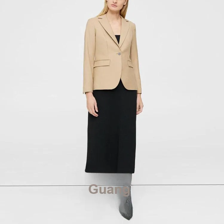 THEORY Double breasted Flannel Blazer-1