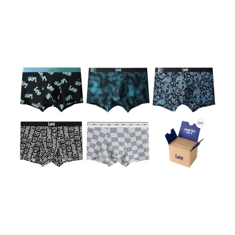 Lee Lee SS23 Ice Series Underwear Gift Boxes Men's 5 Pack-5