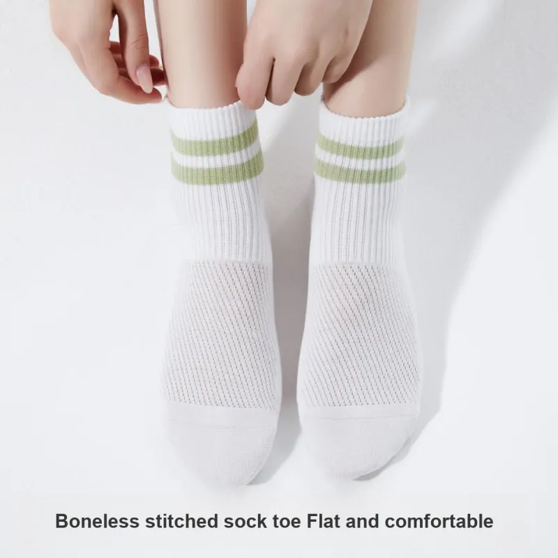 JIAZINI Ankle Socks Women's 5 Pack-27