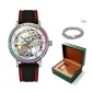 Silver Case White Dial Red Silicone[Limited Green Large Box+Cuban Bracelet]
