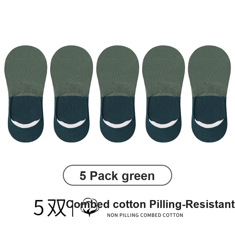 ROBINHOOD No Show Socks Men's 5 Pack-15