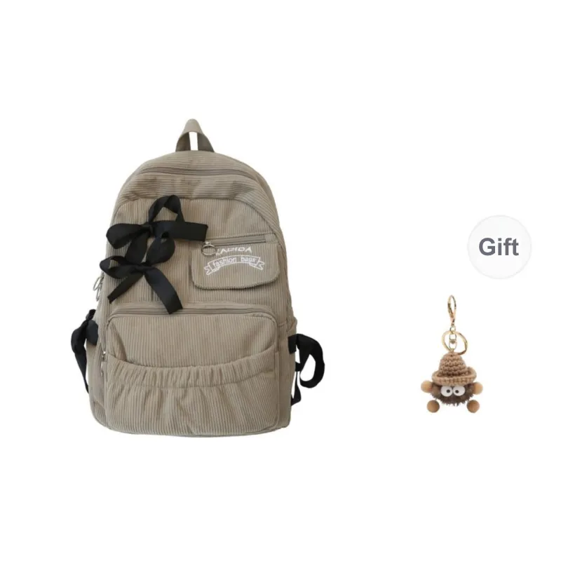 Yalu Corduroy Backpack Unisex Multicolor-9