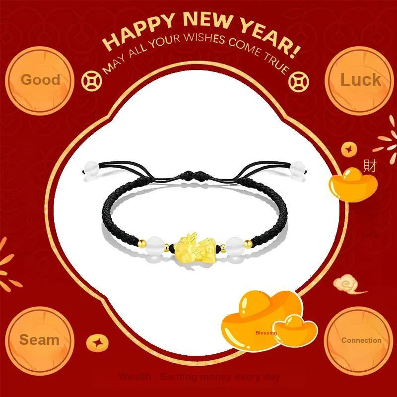 Blooming Petals Alloy Rope Bracelets Unisex-5