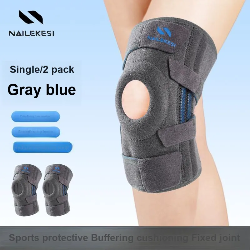 NAILEKESI Badminton Basketball Soccer Unisex Silicone Knee Pads-16