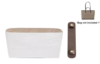 Ingenuity Handmade Bag Straps Brown Stress Relief Shoulder Pads+Ophidia Medium Size Waterproof Liner [Super Light DuPont Paper]