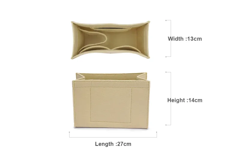GUYI Felt Bag Accessory Women's Beige/Black-15