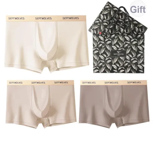 SEPTWOLVES Нижнее белье Подарочная коробка Лето Мужской 3 упаковки Gift Box Set + Сумка для покупок