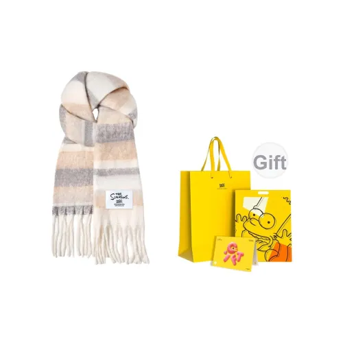 The Simpsons Полиэстеровые трикотажные шарфы Унисекс