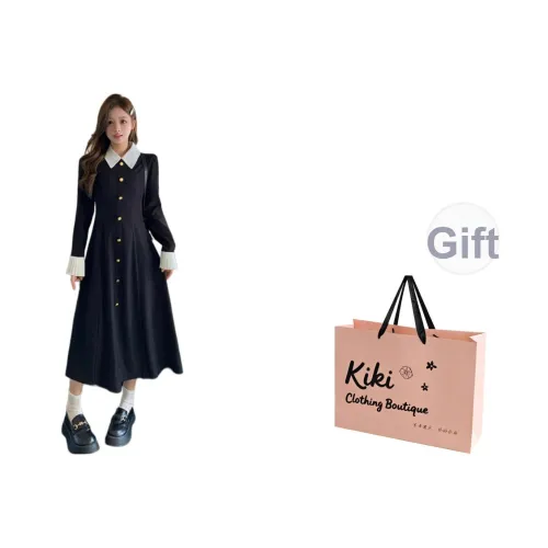 Kiki Clothing Boutique Длинное платье с длинными рукавами женское