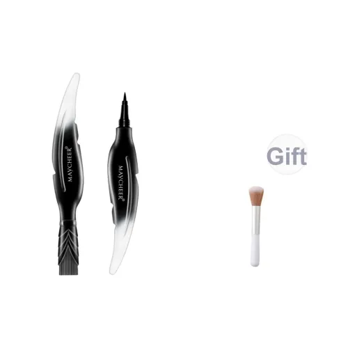 MAYCHEER Насыщенный Черный Гладкий Жидкий Eyeliner Водостойкий и Устойчивый к Поту Ультра Тонкий Без Размытия ПРОФЕССИОНАЛЬНЫЙ