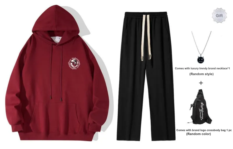 LIGHTNING BEAR Sweatshirt Set Unisex-11