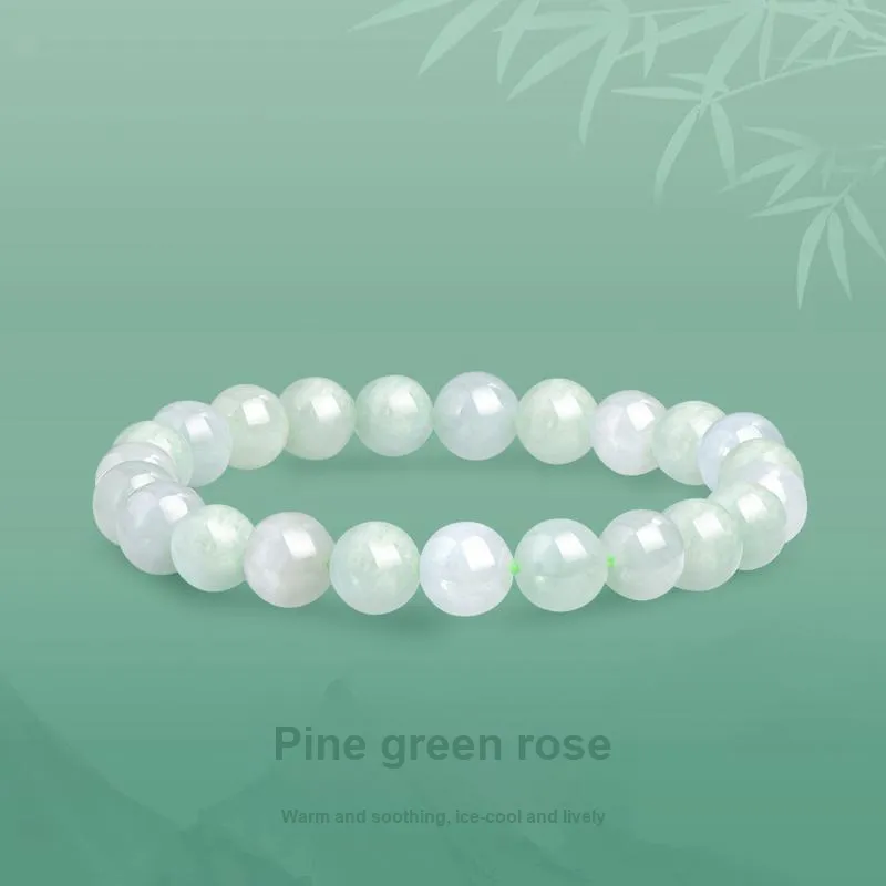 JINLIUFUJIXIANG Glutinous Jade Jadeite Bracelets Women's-1