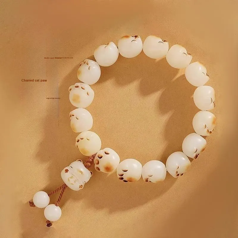 WAW White Jade Bodhi Bracelets Women's-1
