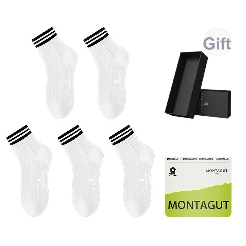 Montagut Mid Calf Socks Women's Shopping Bag 5 Pack-6