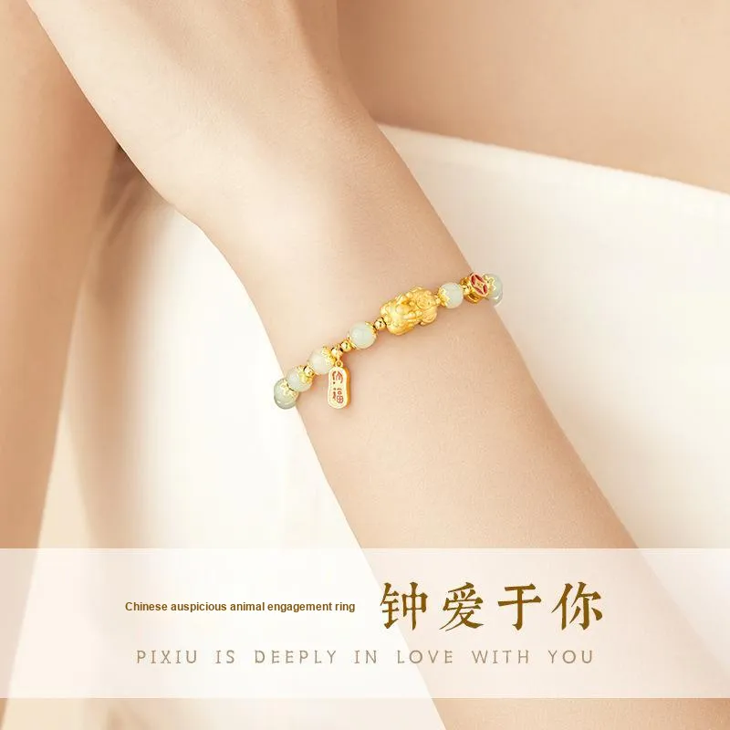 SHUIBEI Bracelets Green Jade Unisex-3