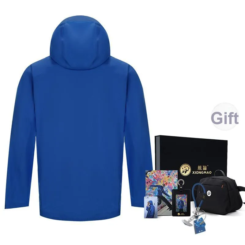 Panda China Panda Series Water-Resistant Windproof Wear-Resistant Super-Light Windbreaker Jacket Unisex-17