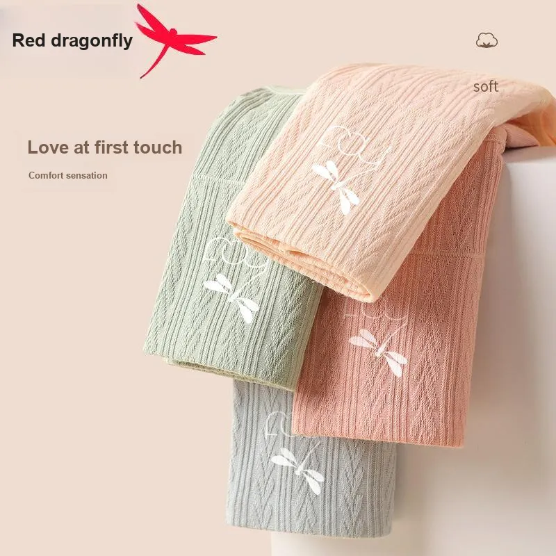 RED DRAGONFLY Cotton Panties Women's 4 Pack Gift Box Set-7