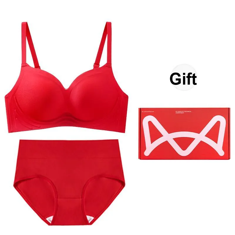 MIIOW Underwear Set Women's Gift Box Set Red