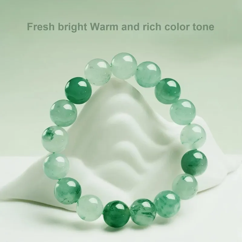 Artisan Lock Heart Jade Natural African Emerald Bracelets Unisex-1
