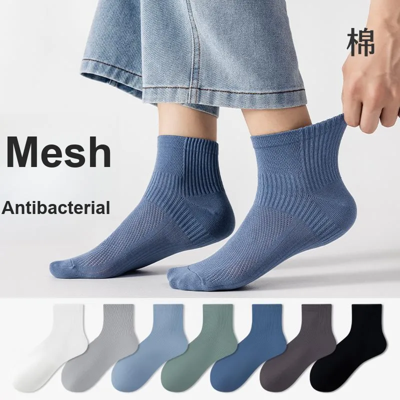 MIIOW Mid Calf Socks Men's 5 Pack-3