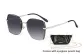 Bright Black Frame with Gradient Gray Lens