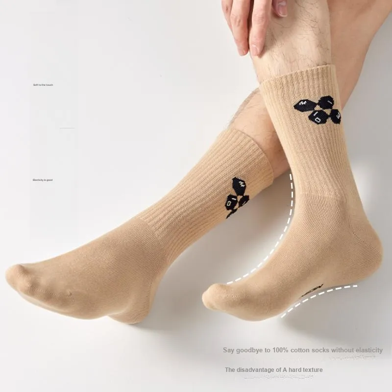 MIIOW Mid Calf Socks Unisex 5 Pack-2