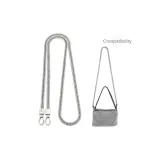 [Crossbody Style]Silver Chain 90cm